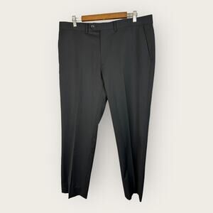 Renoma Paris Homme Mens Size 36 Black Trouser Slacks Pants
